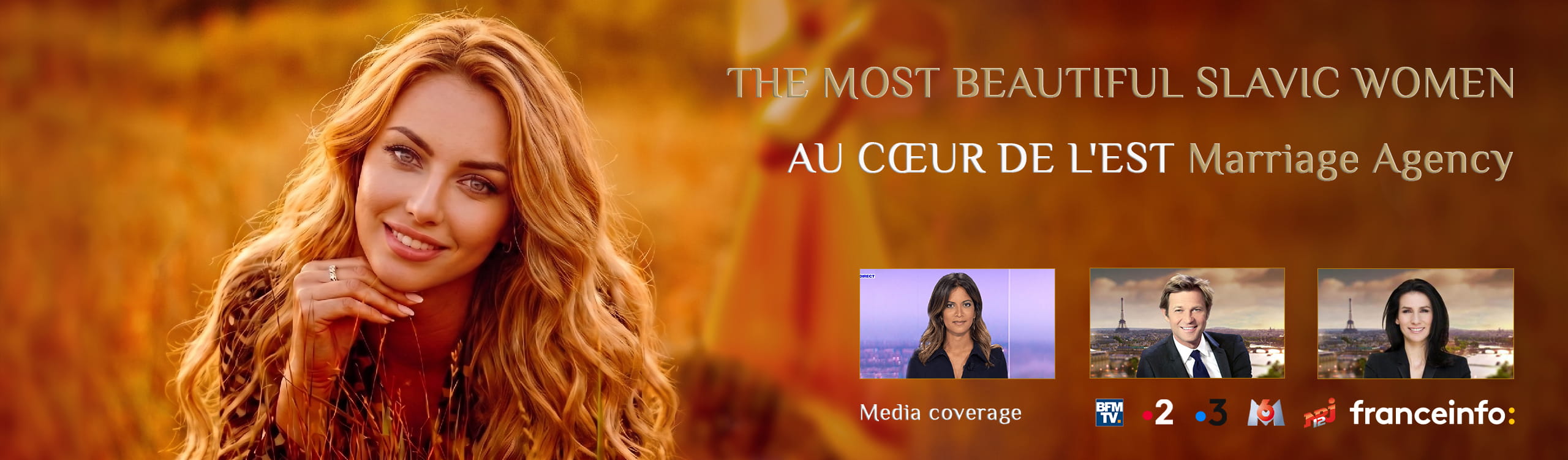 Meet beautiful Russian woman and beautiful Ukrainian women with marriage agency in France Au Coeur de l'Est